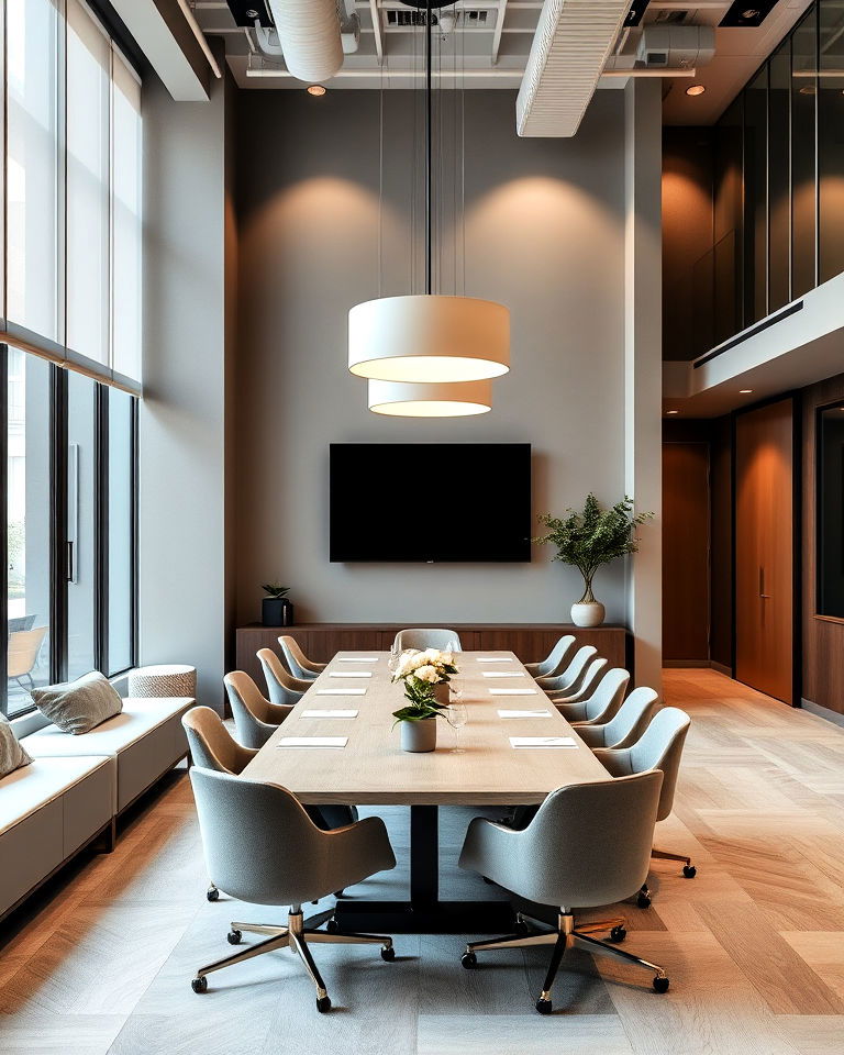 neutral color schemes corporate office interior - 25 Corporate Office Interior Design Ideas