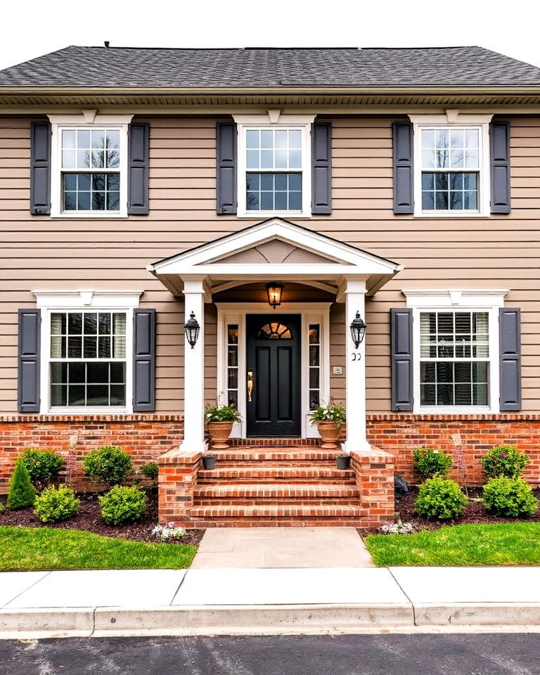 neutral gray clay siding for suburban homes - 15 Home Designs Using Natural Clay Siding Colors