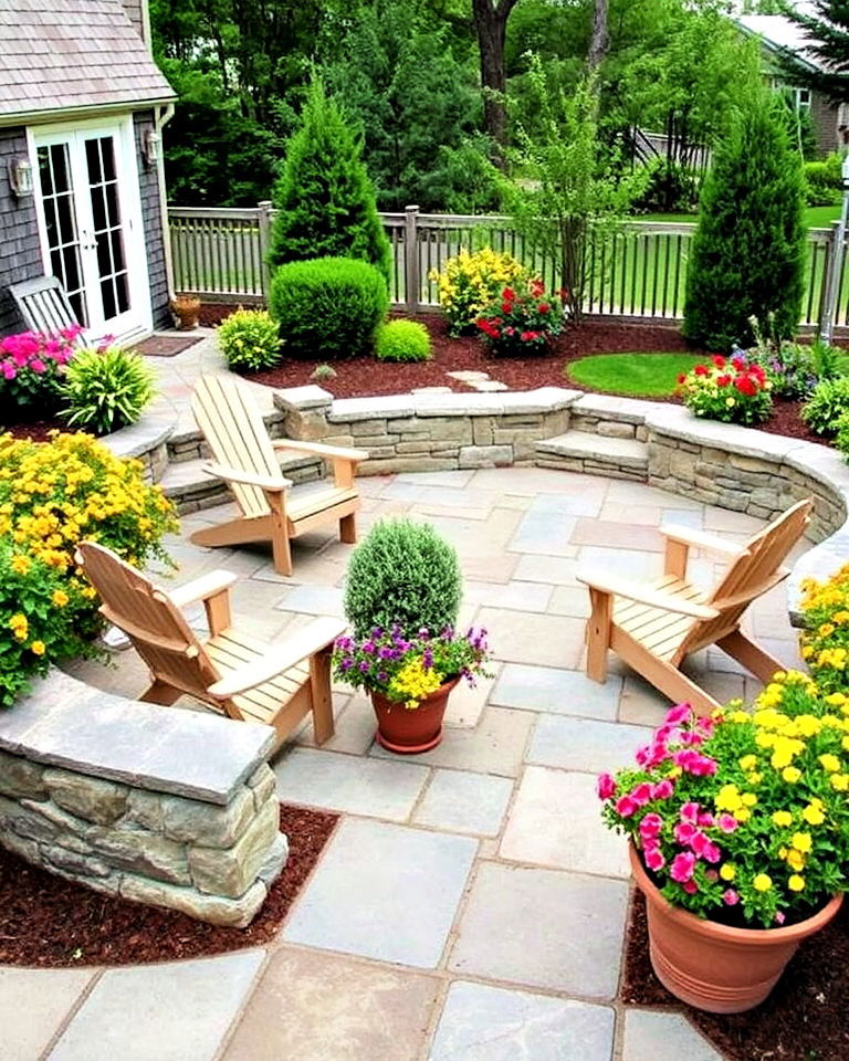 new england stone patios - 15 New England Landscaping Ideas