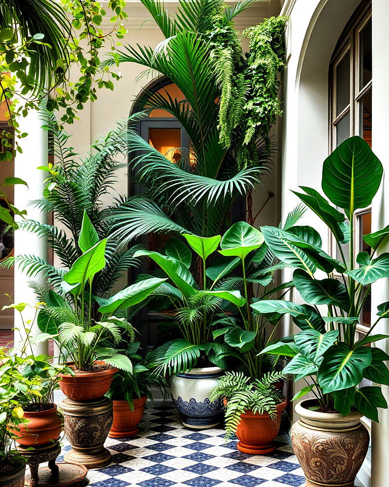 new orleans greenery softens and enlivens spaces - 15 New Orleans-style Interior Decorating Ideas