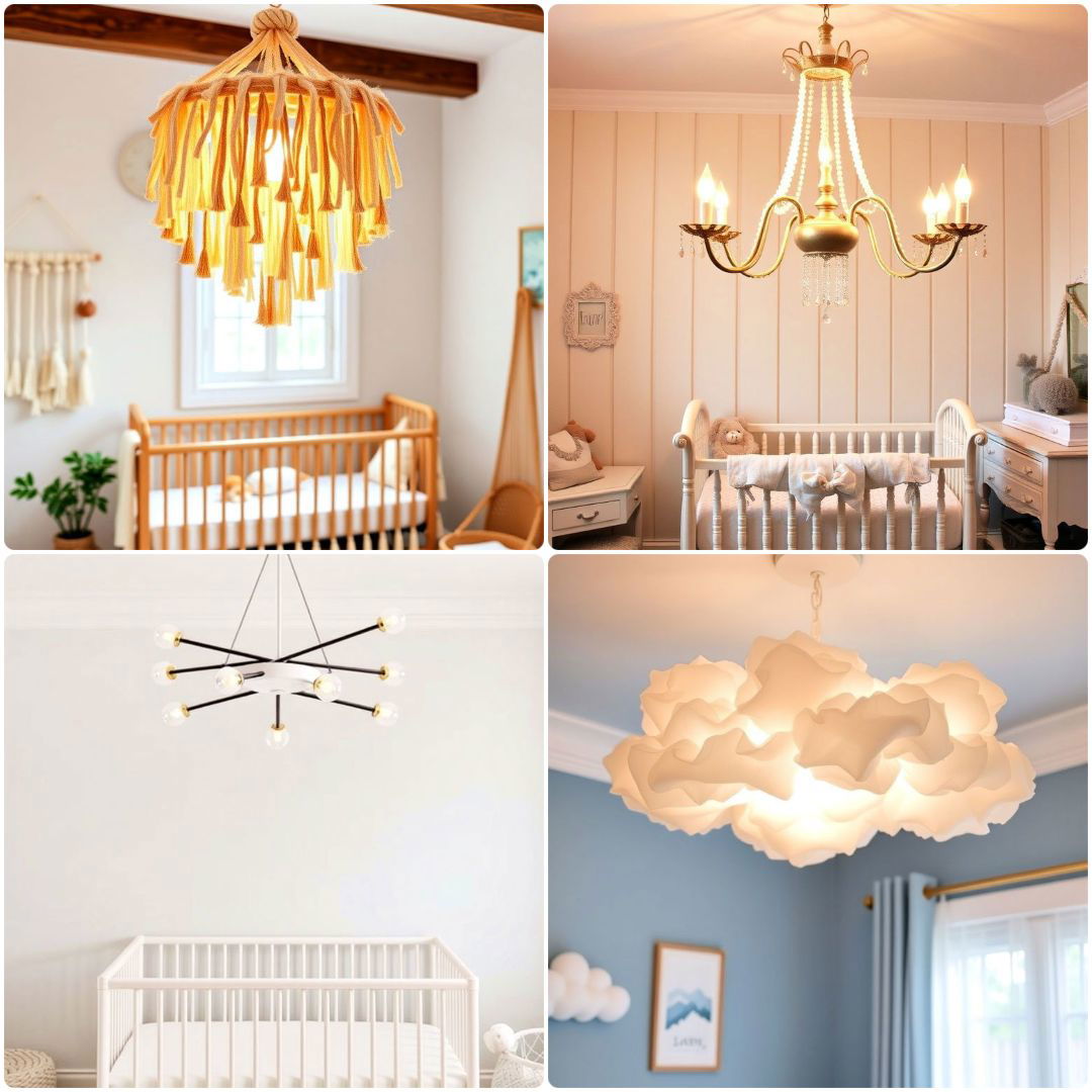 nursery chandelier ideas