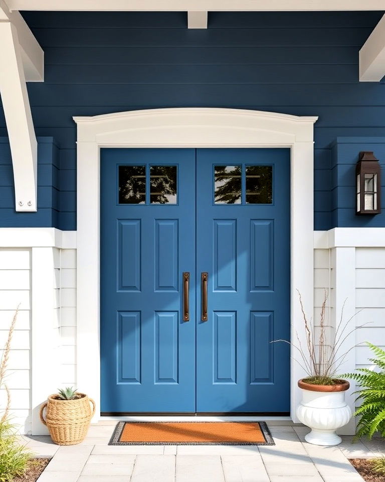 ocean blue front door for a coastal touch - 30 Blue Front Door Colors