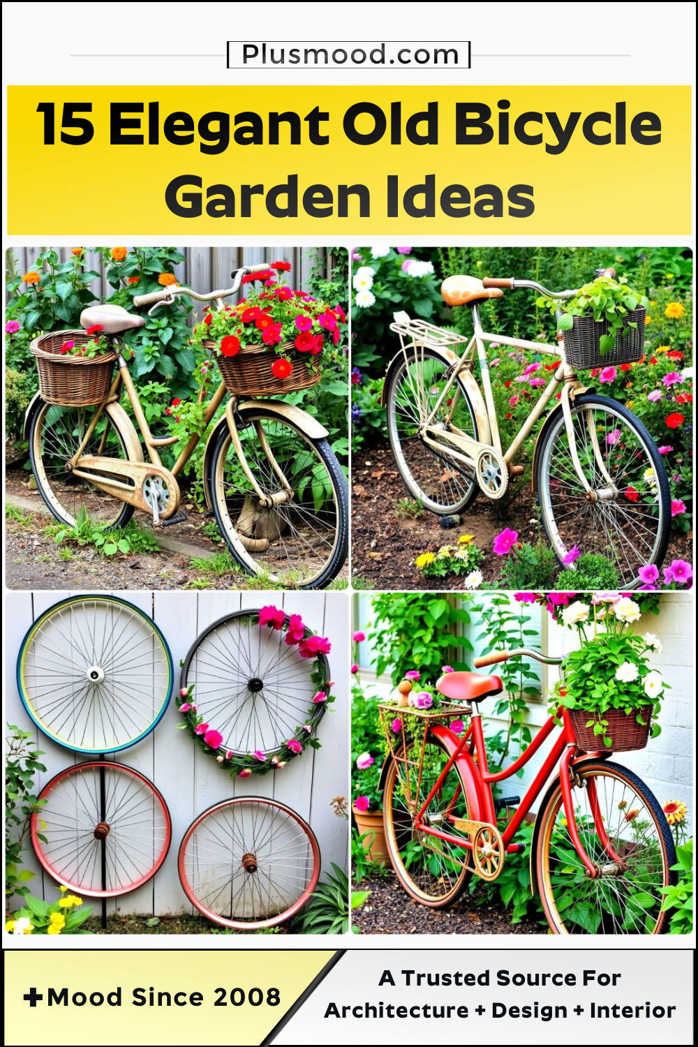 old bicycle garden ideas