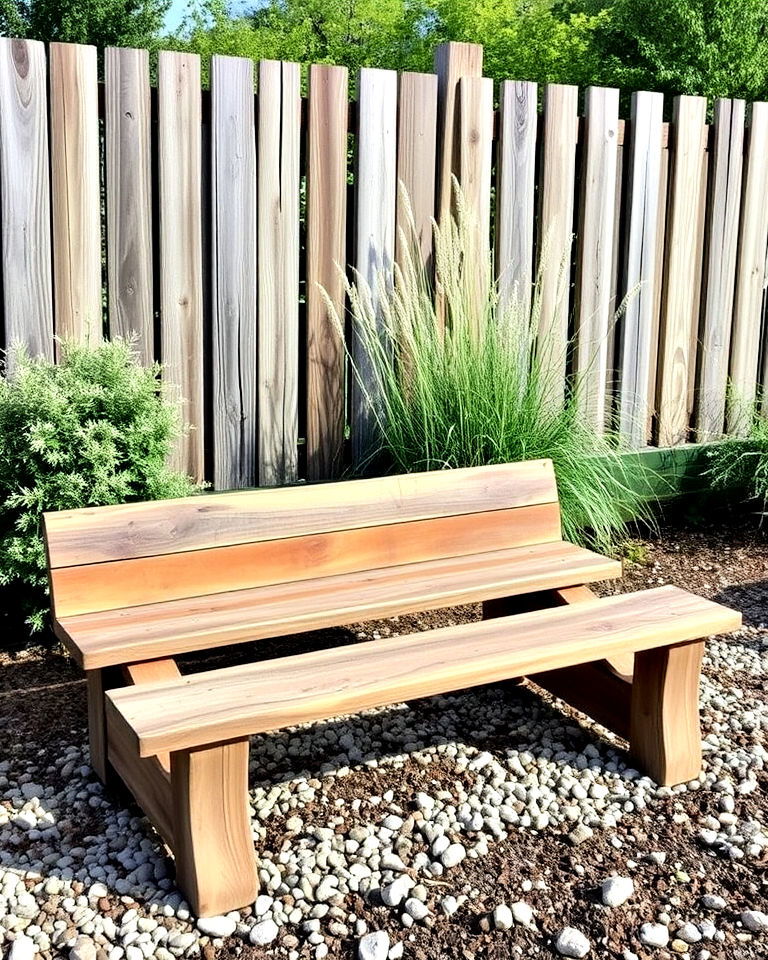 old railroad ties into rustic outdoor furniture - 15 Railroad Ties Landscaping Ideas