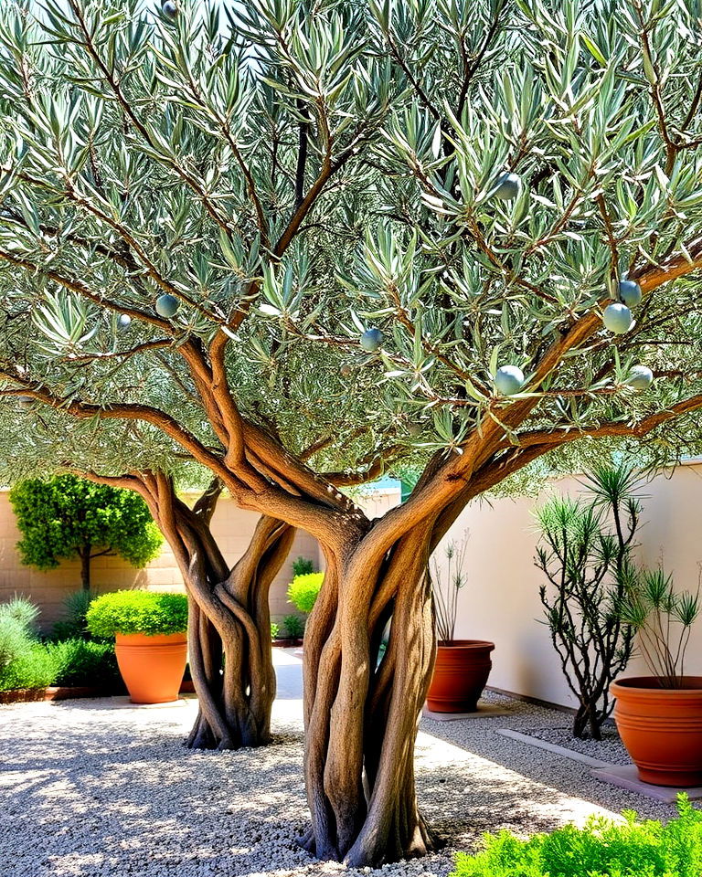olive trees for italian backyard - 20 Italian Backyard Ideas