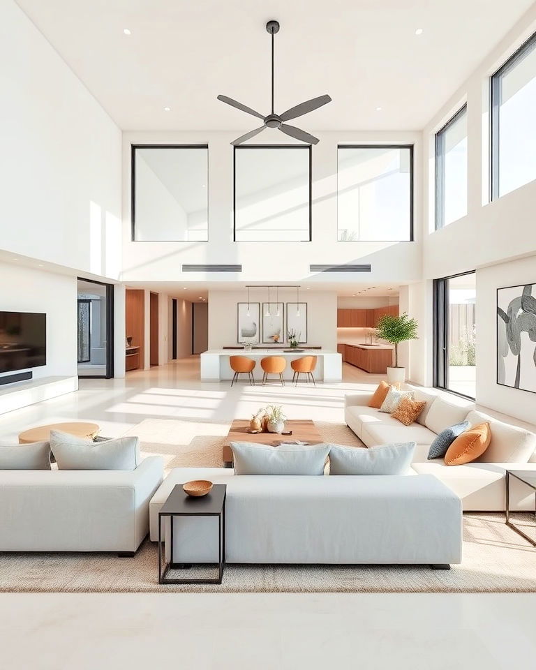 open concept living spaces - 15 Villa Interior Design Ideas
