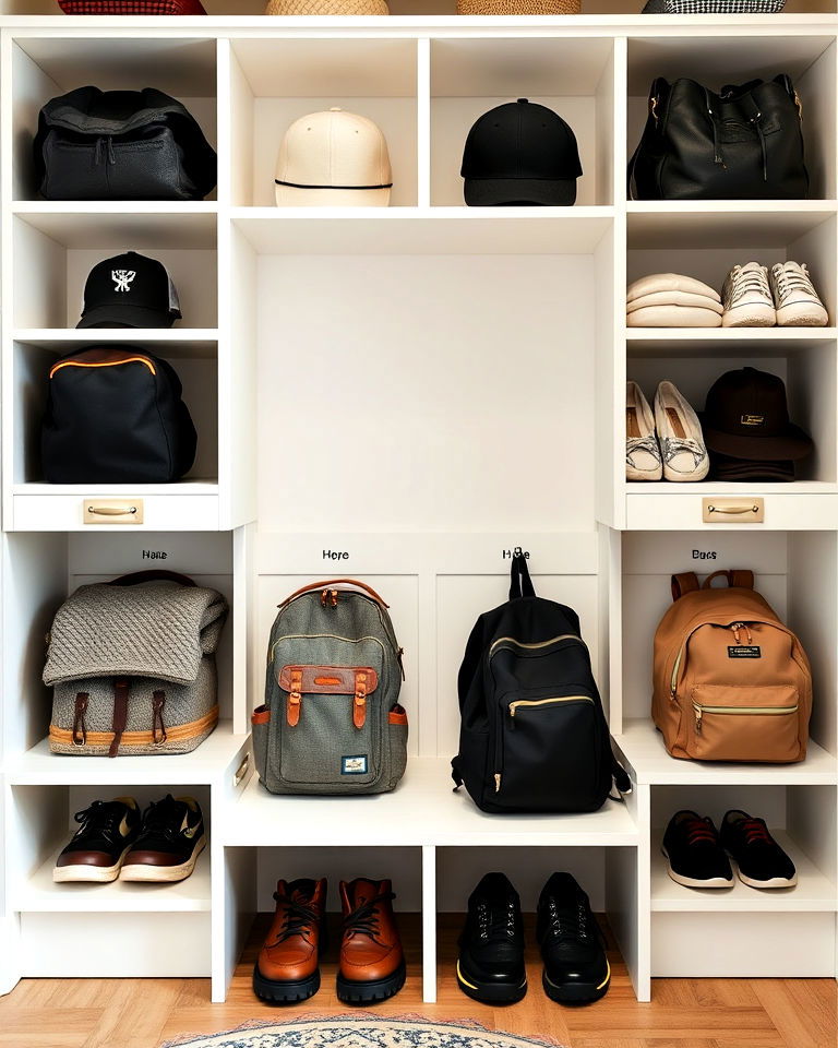 open cubbies into mudroom closet design - 15 Mudroom Closet Ideas
