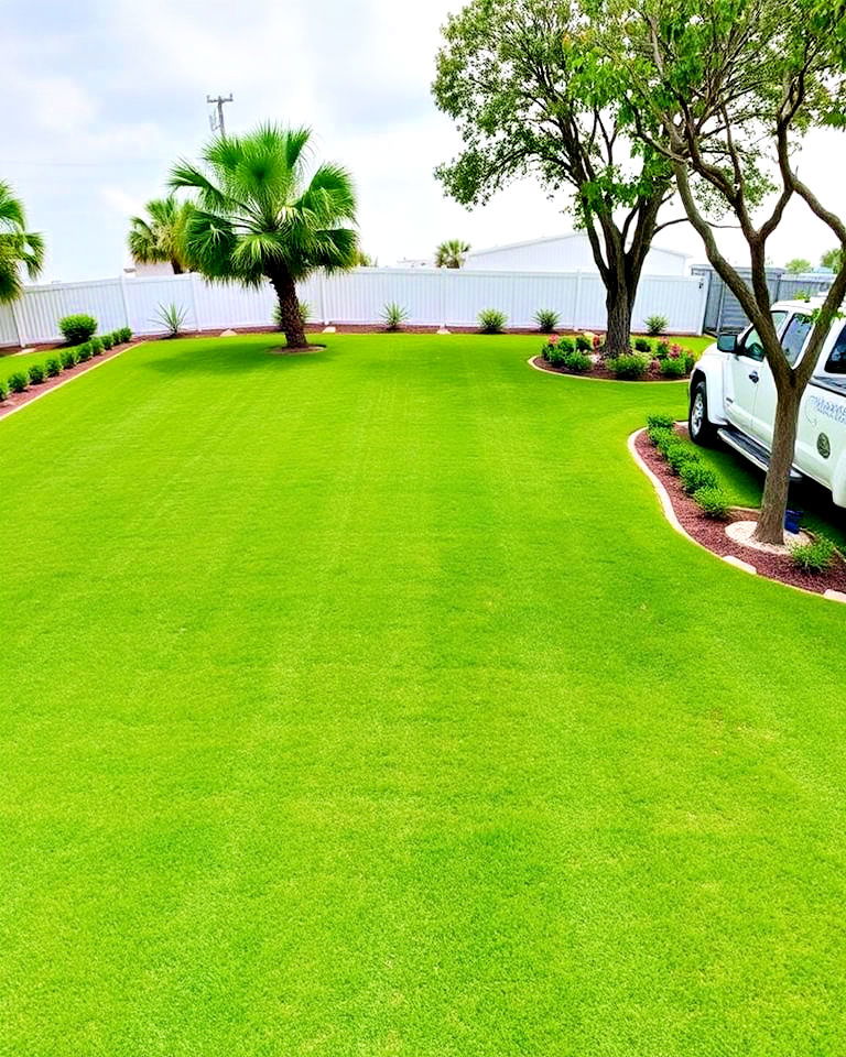 open lawn with subtle accents for any landscaping - 15 Large Front Yard Landscaping Ideas