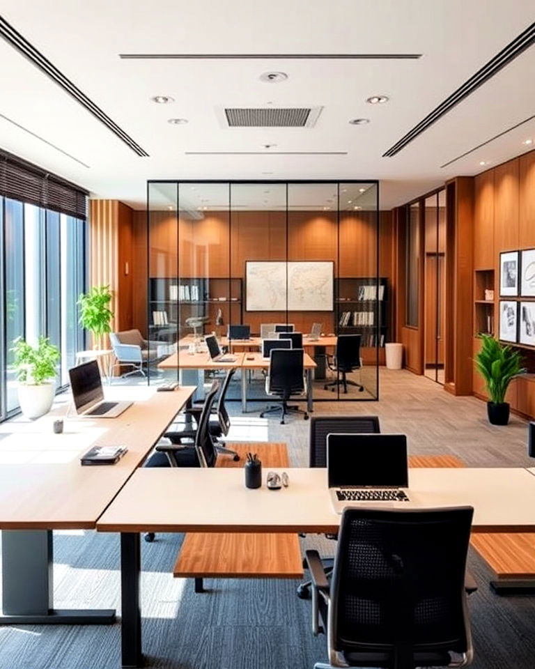 open workspace concept ceo office design - 25 Ceo Office Design Ideas