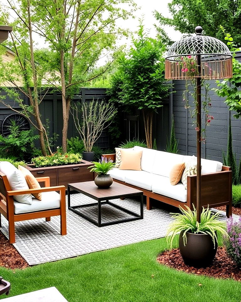 opt for multi functional furniture - 20 Minimalist Landscaping Ideas