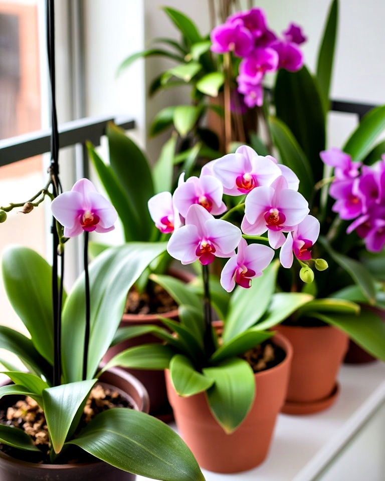 orchids amid the world of ornamental plants - 20 Best Balcony Plants
