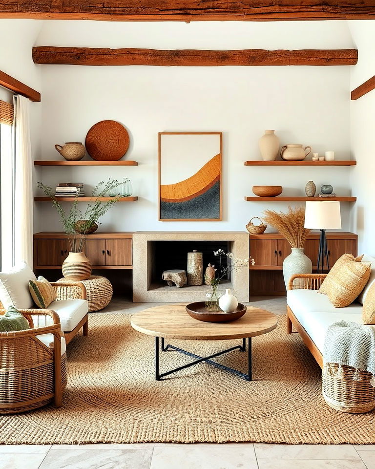 organic materials california casual interior - 20 California Casual Interior Design Ideas