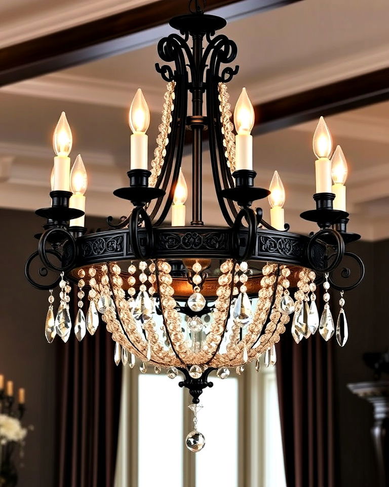 ornate chandeliers for gothic interior - 25 Gothic Interior Design Ideas