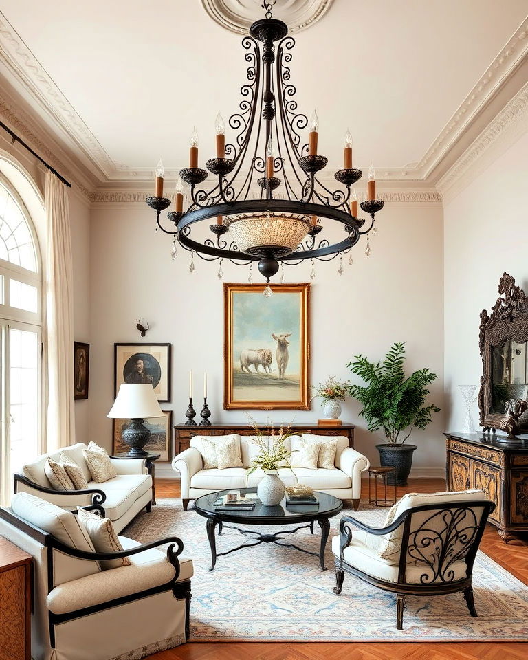 ornate wrought iron details - 25 Italian Interior Design Ideas