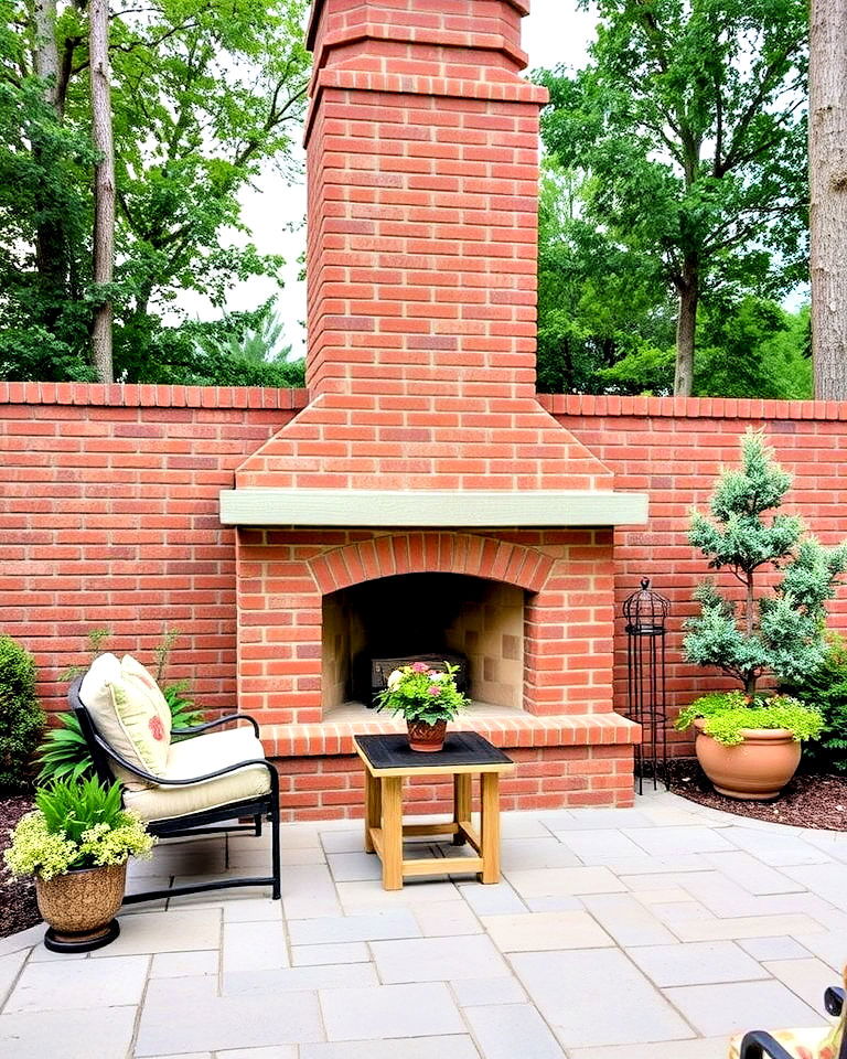 outdoor brick accent wall - 20 Outdoor Accent Wall Ideas