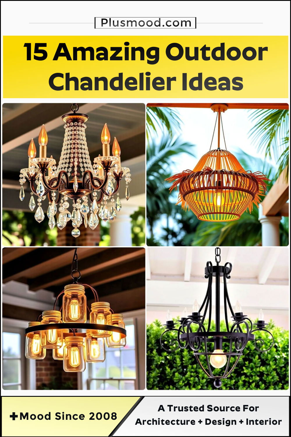 outdoor chandelier ideas
