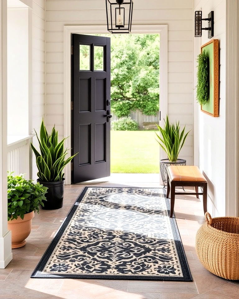 outdoor indoor runners for high traffic entryways - 15 Entryway Runner Ideas
