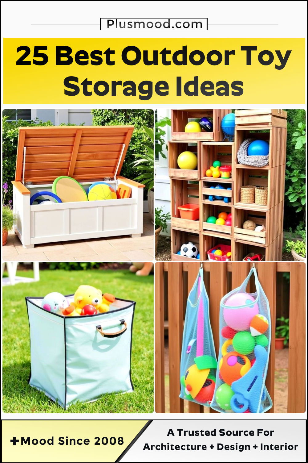 outdoor toy storage ideas