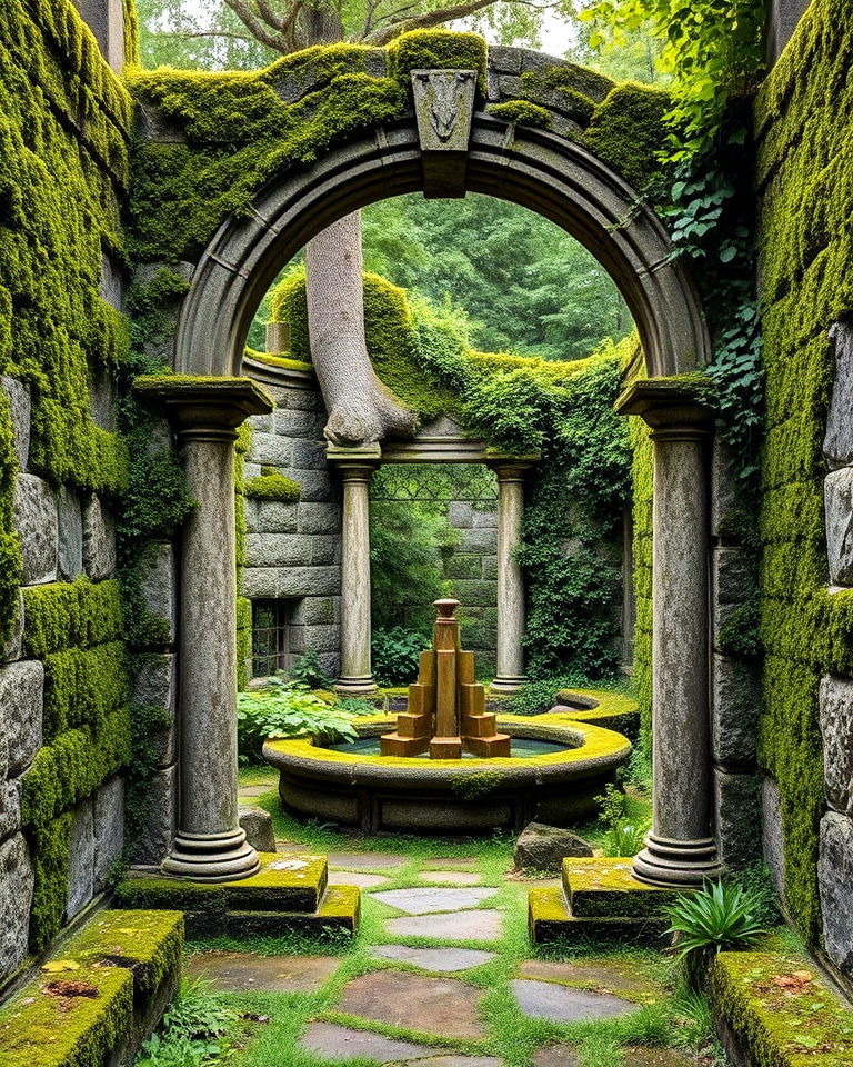 overgrown ruins secret garden - 40 Secret Garden Ideas