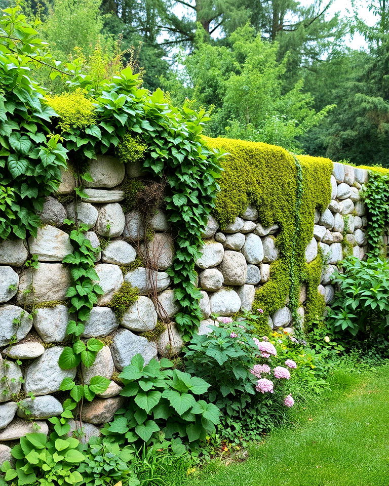 overgrown stone walls cottagecore garden - 15 Cottagecore Garden Ideas