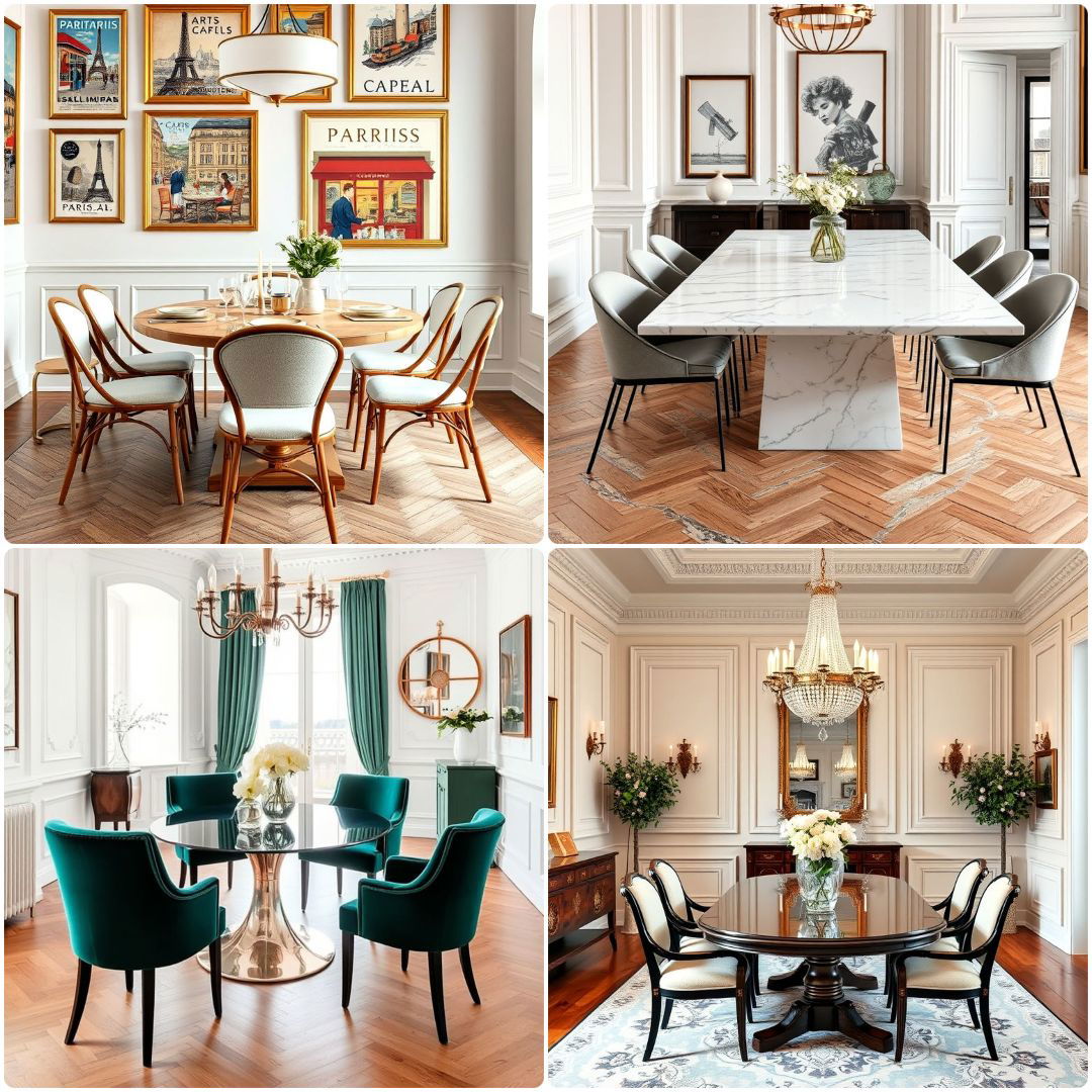 parisian dining room ideas