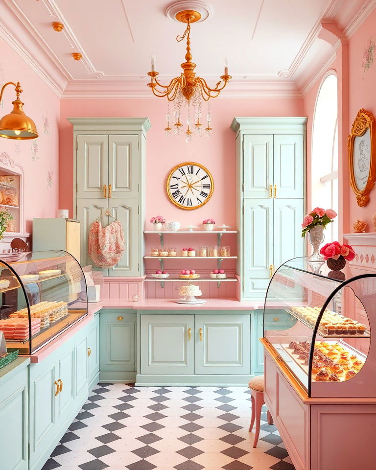 pastel wonderland with whimsical details bakery interior - 15 Bakery Interior Design Ideas