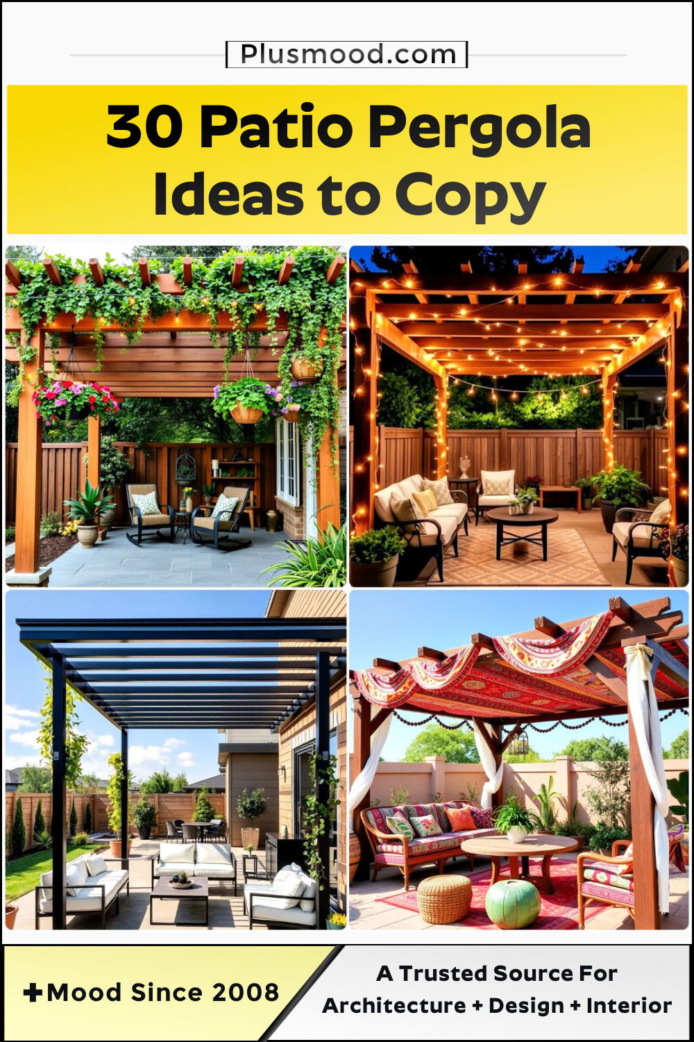 patio pergola ideas to copy