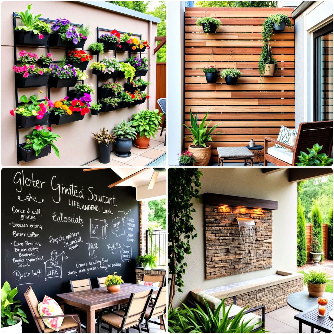 patio wall ideas