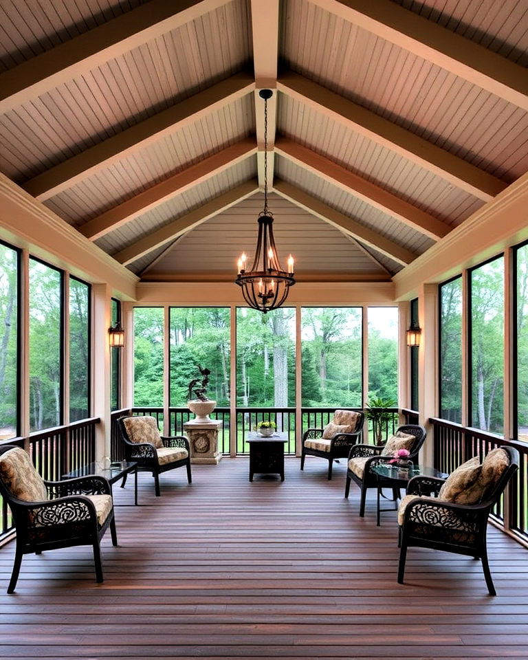 pavilion inspired screened in deck - 25 Screened-in Deck Ideas