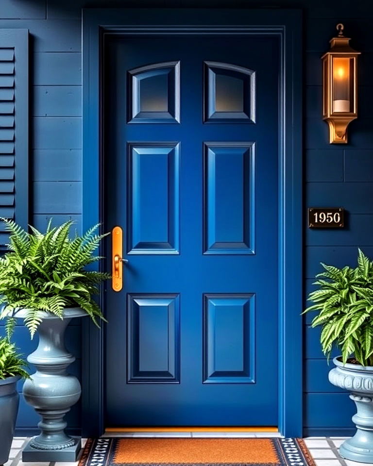 peacock blue front door - 30 Blue Front Door Colors