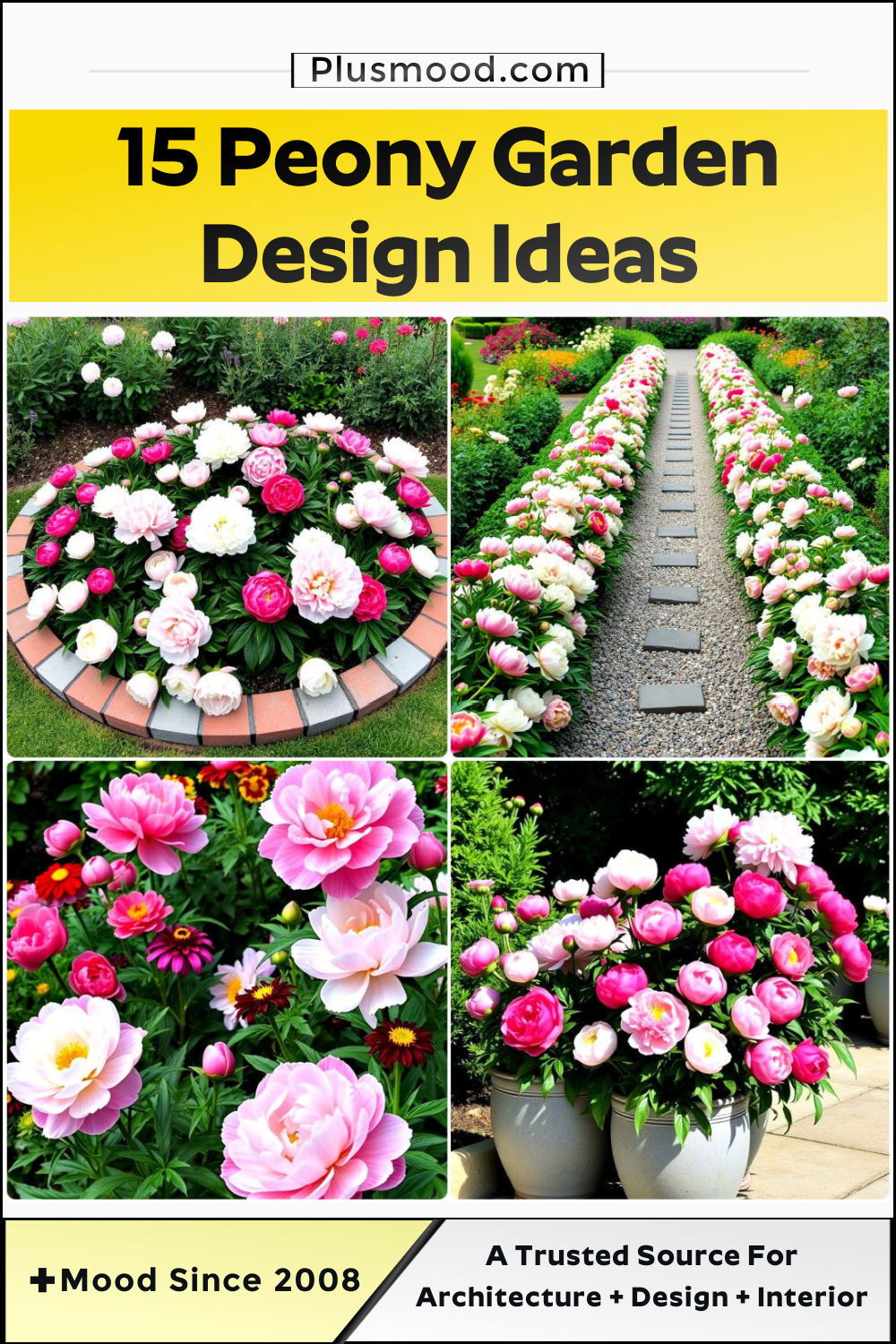 peony garden design ideas
