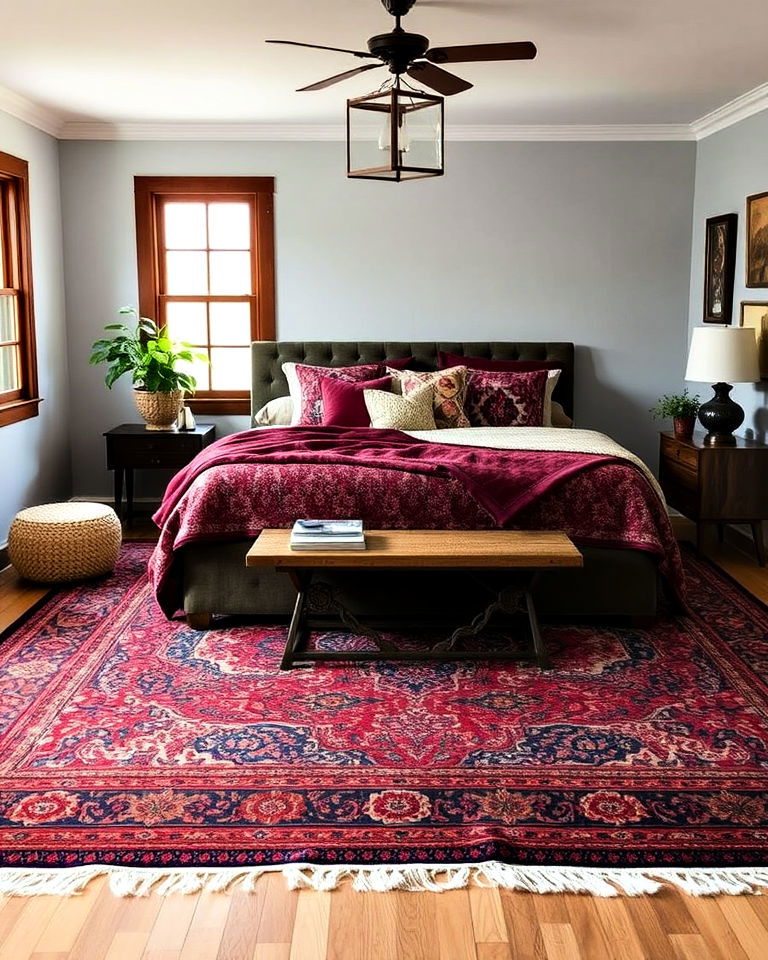 persian rug whimsigoth bedroom - 20 Whimsigoth Bedroom Ideas