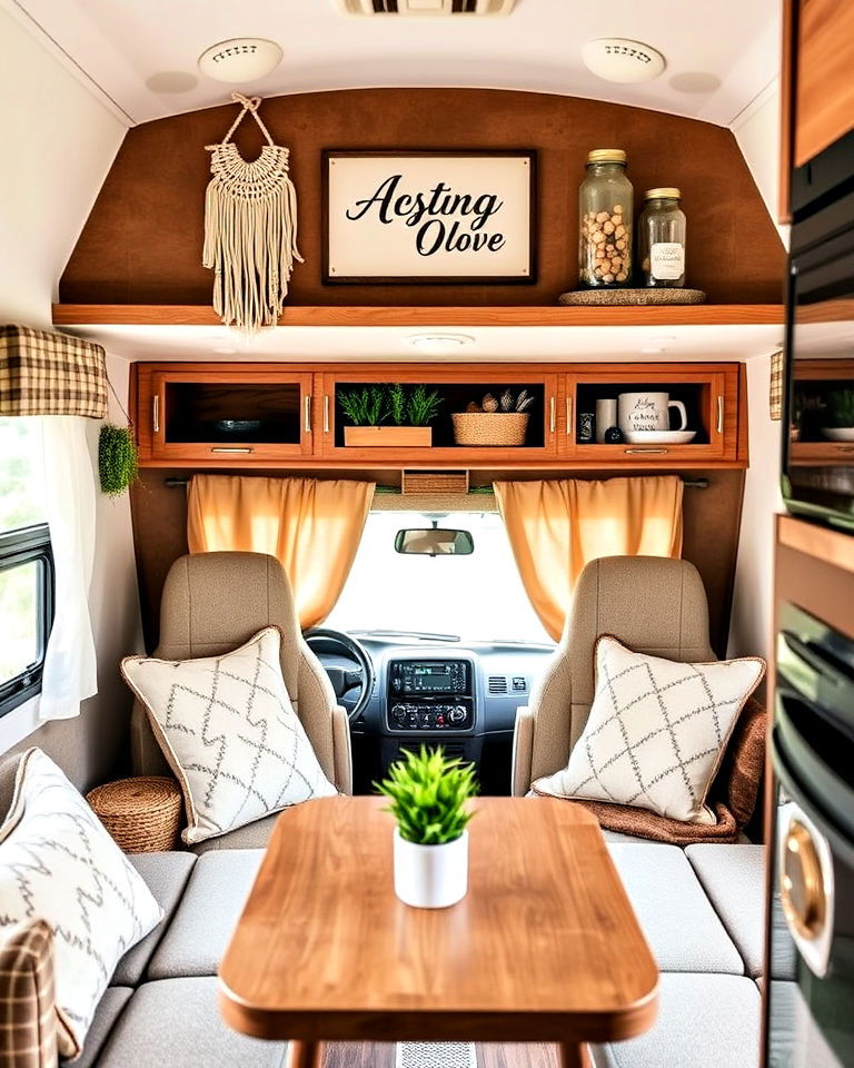 personal touches with diy crafts - 25 Rv Decorating Ideas