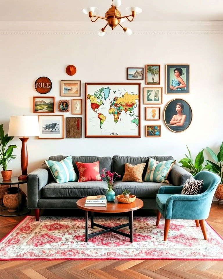 personalize with memorabilia decor - 20 Eclectic Interior Design Ideas