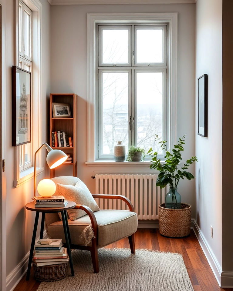 personalized reading nook living room - 15 Hygge Living Room Ideas