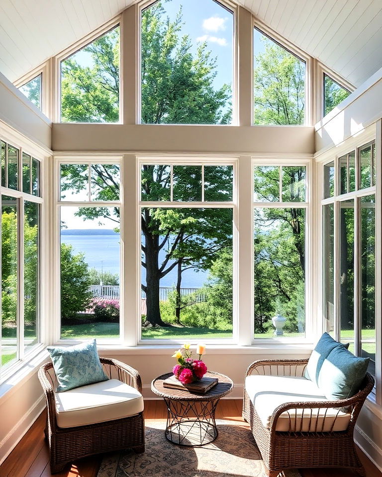 picture windows for enclosed porch - 15 Enclosed Porch Ideas With Windows
