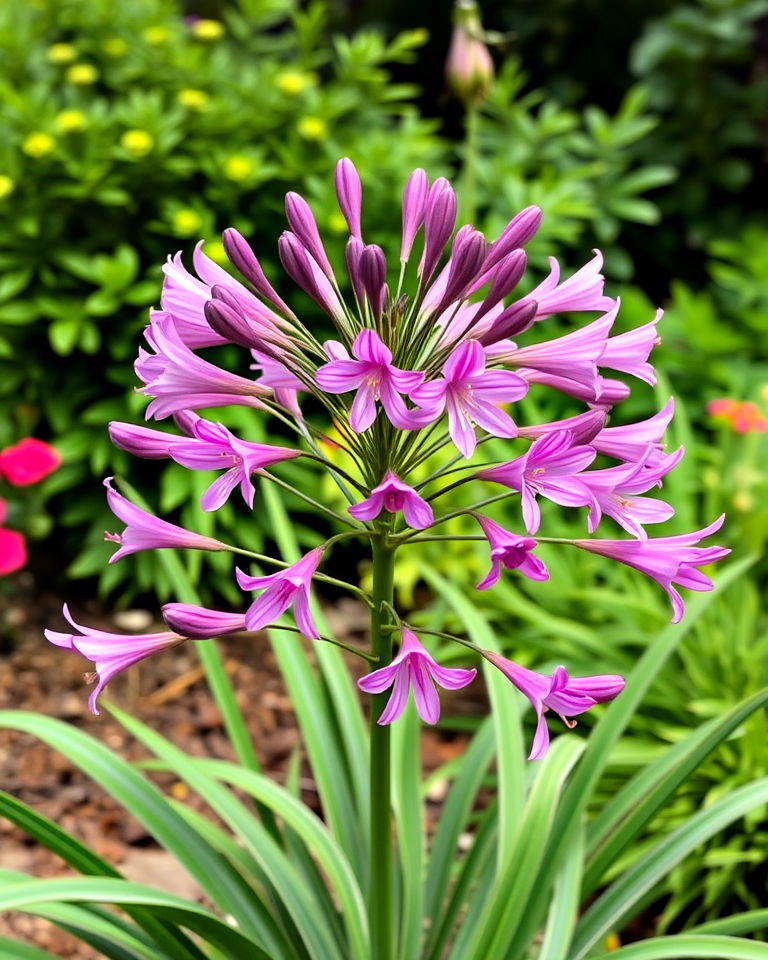 pink agapanthus snake repellent plants - 20 Snake Repellent Plants