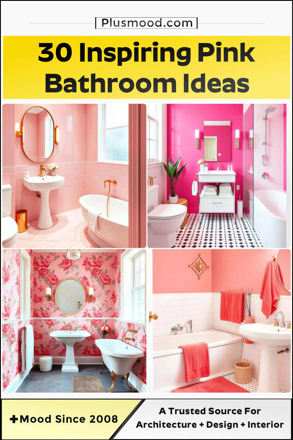 pink bathroom ideas to copy