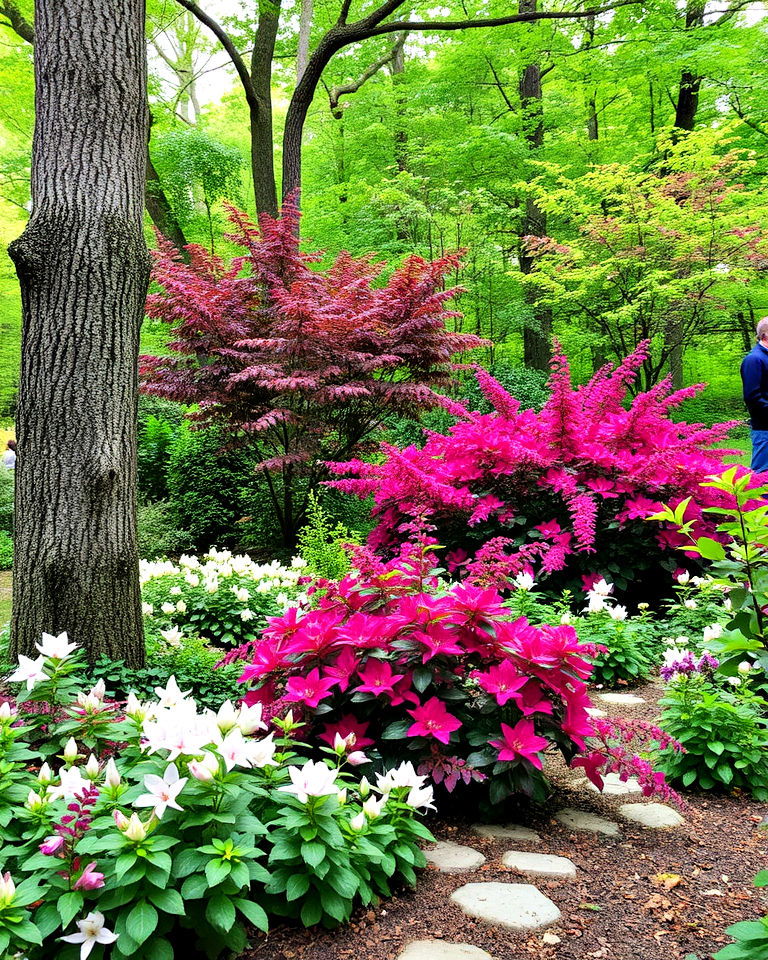 plant understory trees and shrubs - 15 Woodland Garden Ideas