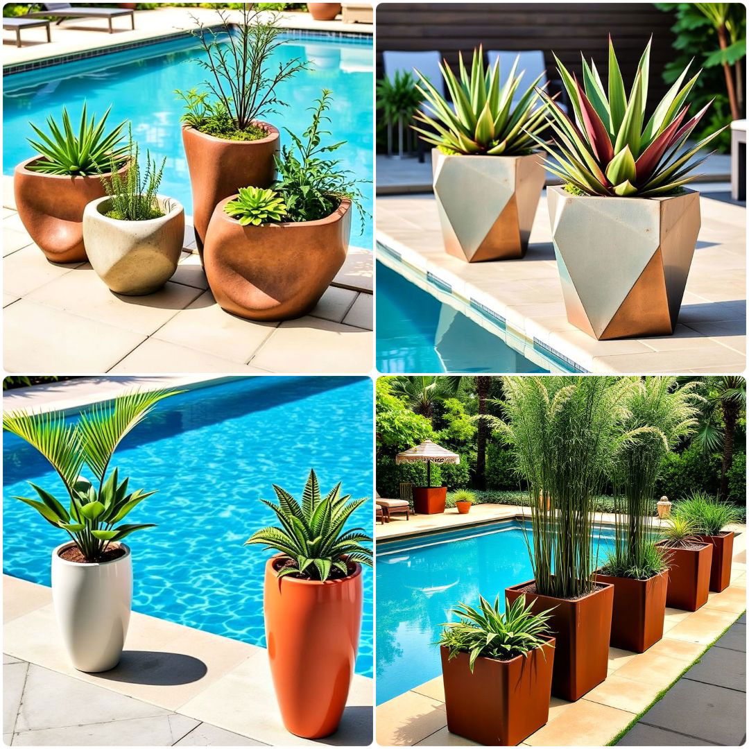 25 Pool Planter Ideas to Beautify Your Outdoor Living Area