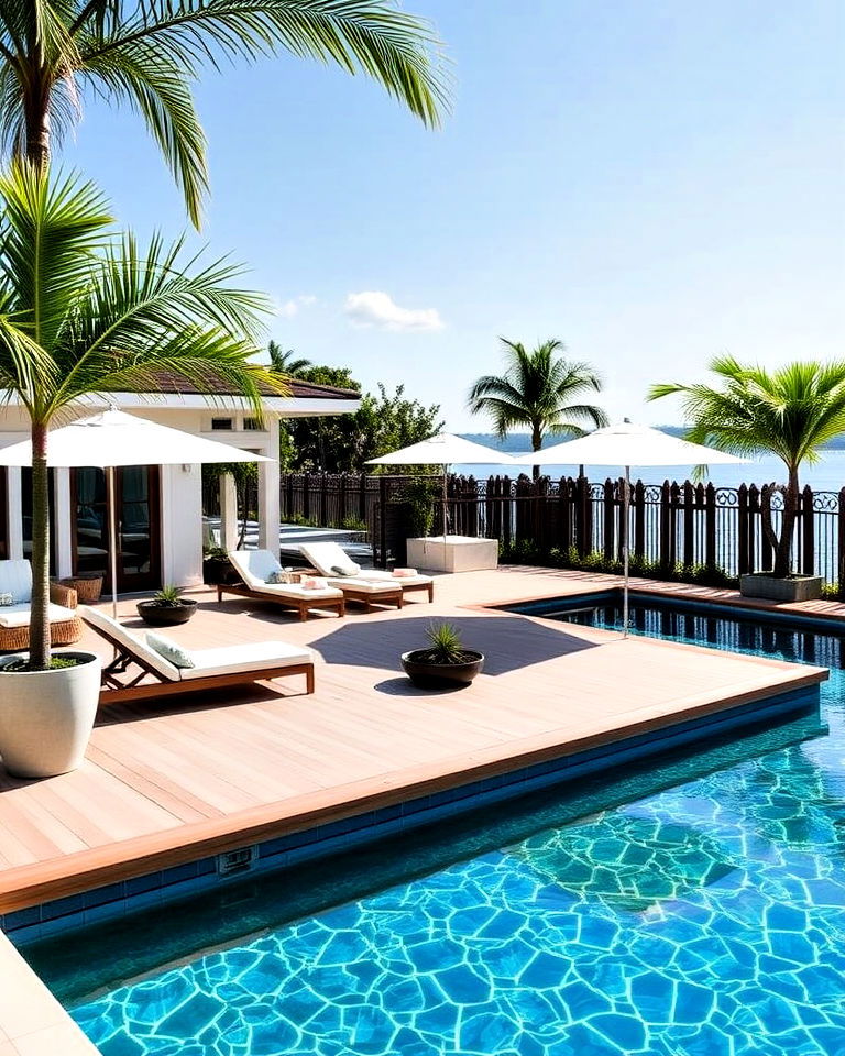 poolside platform deck - 25 Platform Deck Ideas