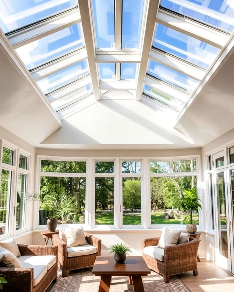 pop ceiling with open skylights - 25 Pop Ceiling Design Ideas
