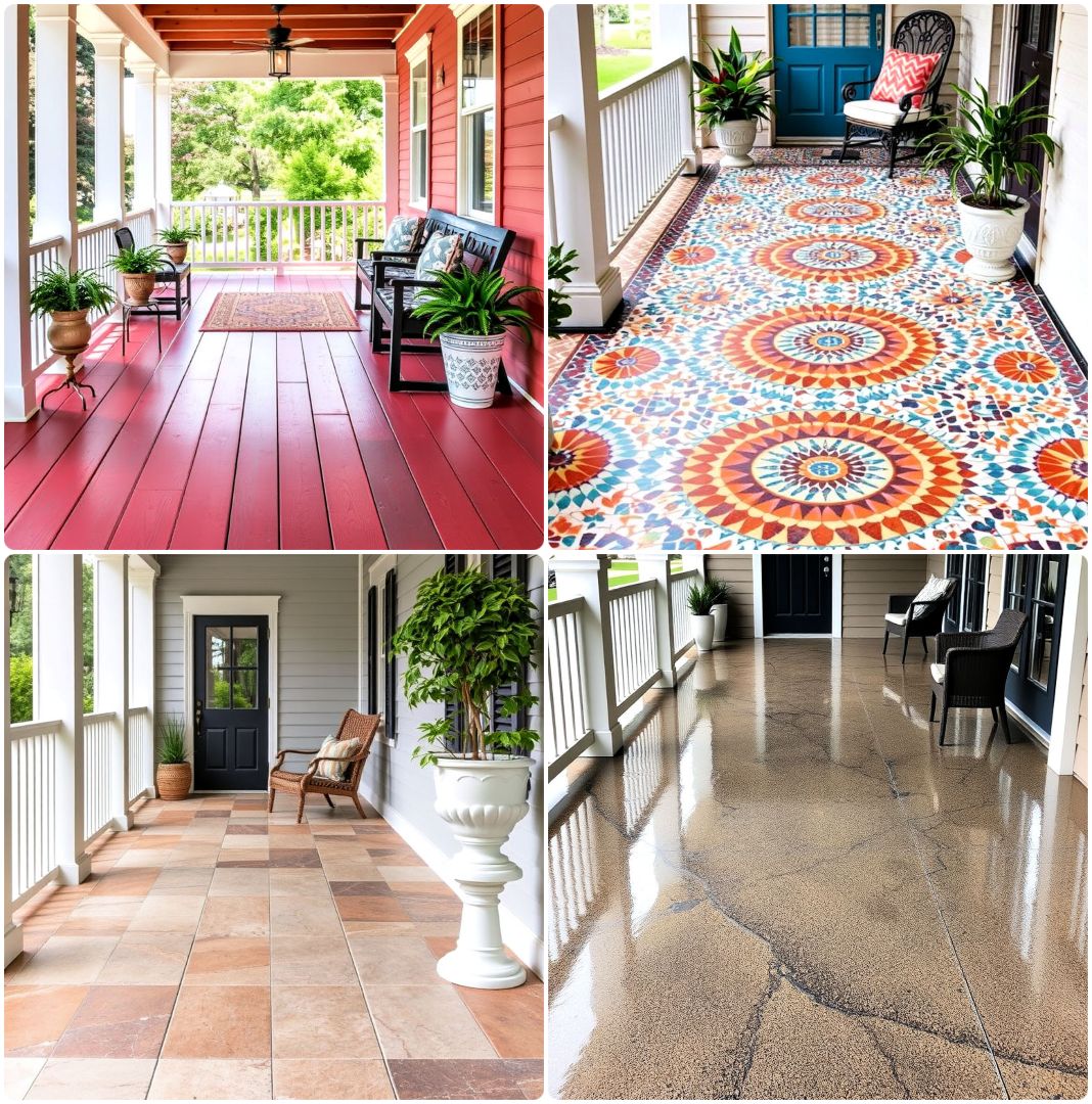 porch flooring options