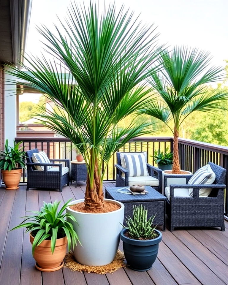 potted patio decor pine straw landscaping - 15 Pine Straw Landscaping Ideas