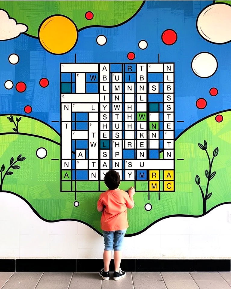 problem solving wall math mural - 15 Math Mural Ideas