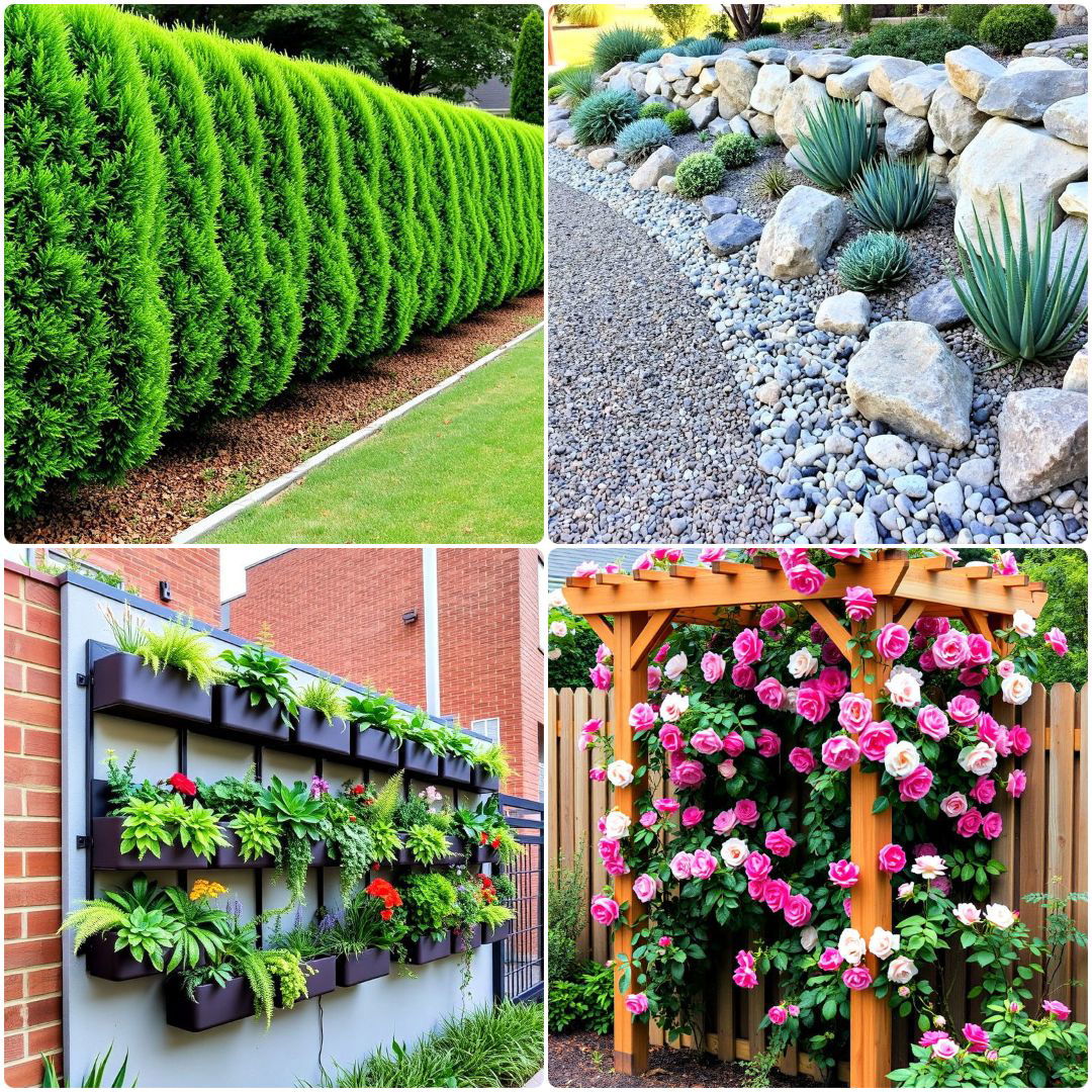 property line landscaping ideas