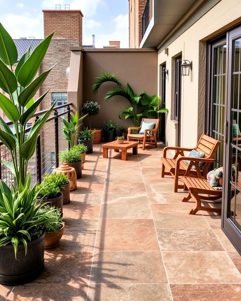 quartzite balcony tiles - 20 Balcony Tiles Ideas