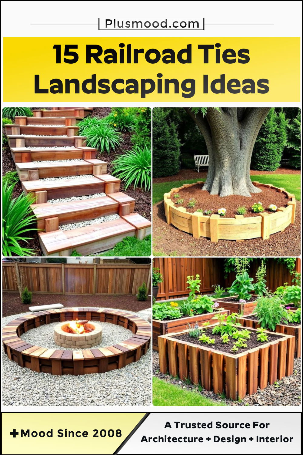 railroad ties landscaping ideas to copy