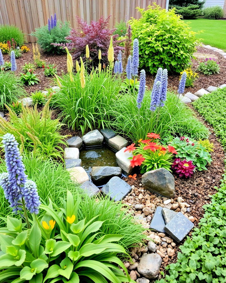 rain garden natural landscaping - 15 Natural Landscaping Ideas