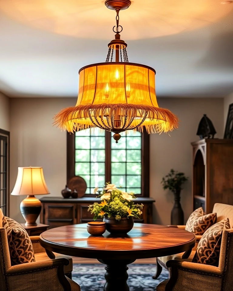 rawhide lighting western interior - 25 Western Interior Design Ideas